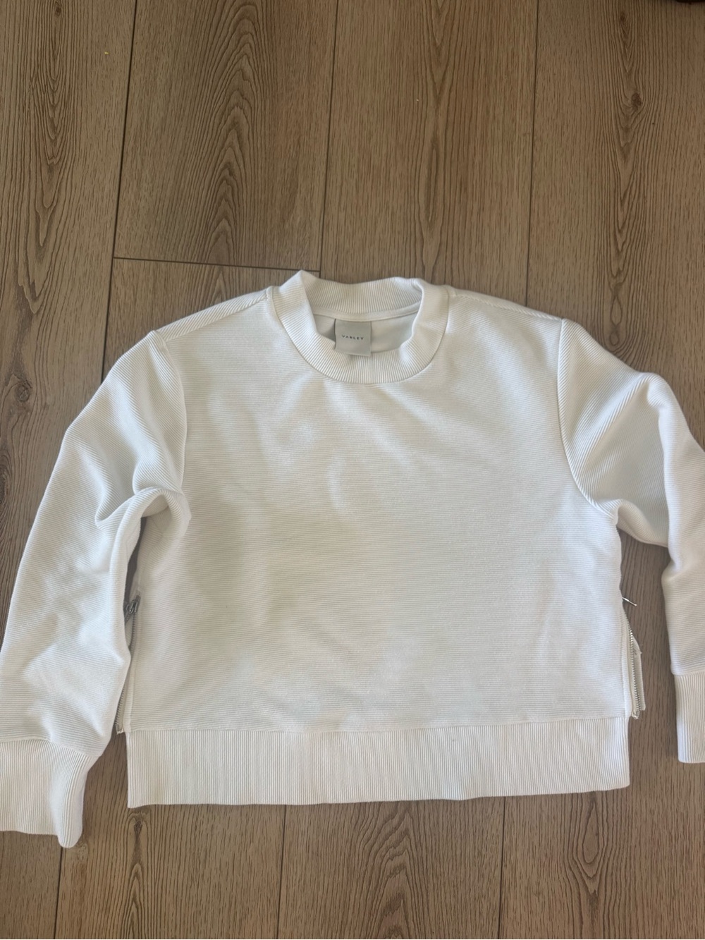 Varley White Crewneck Sweatshirt